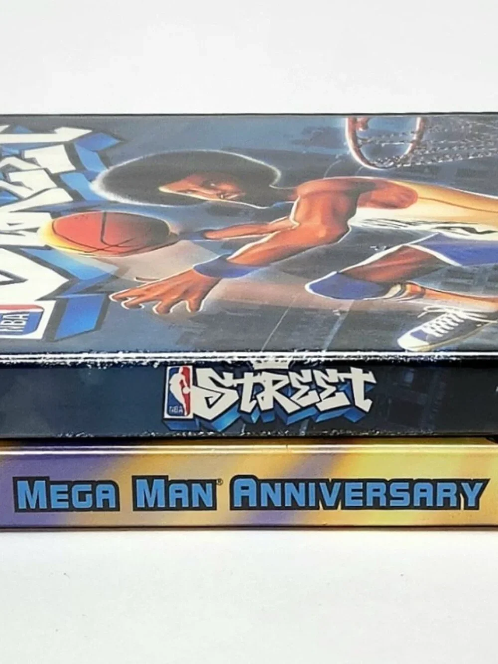 NBA Street PS2 & Mega Man Anniversary Collection PS2 CIB +Manuals -DAMAGED DISCS